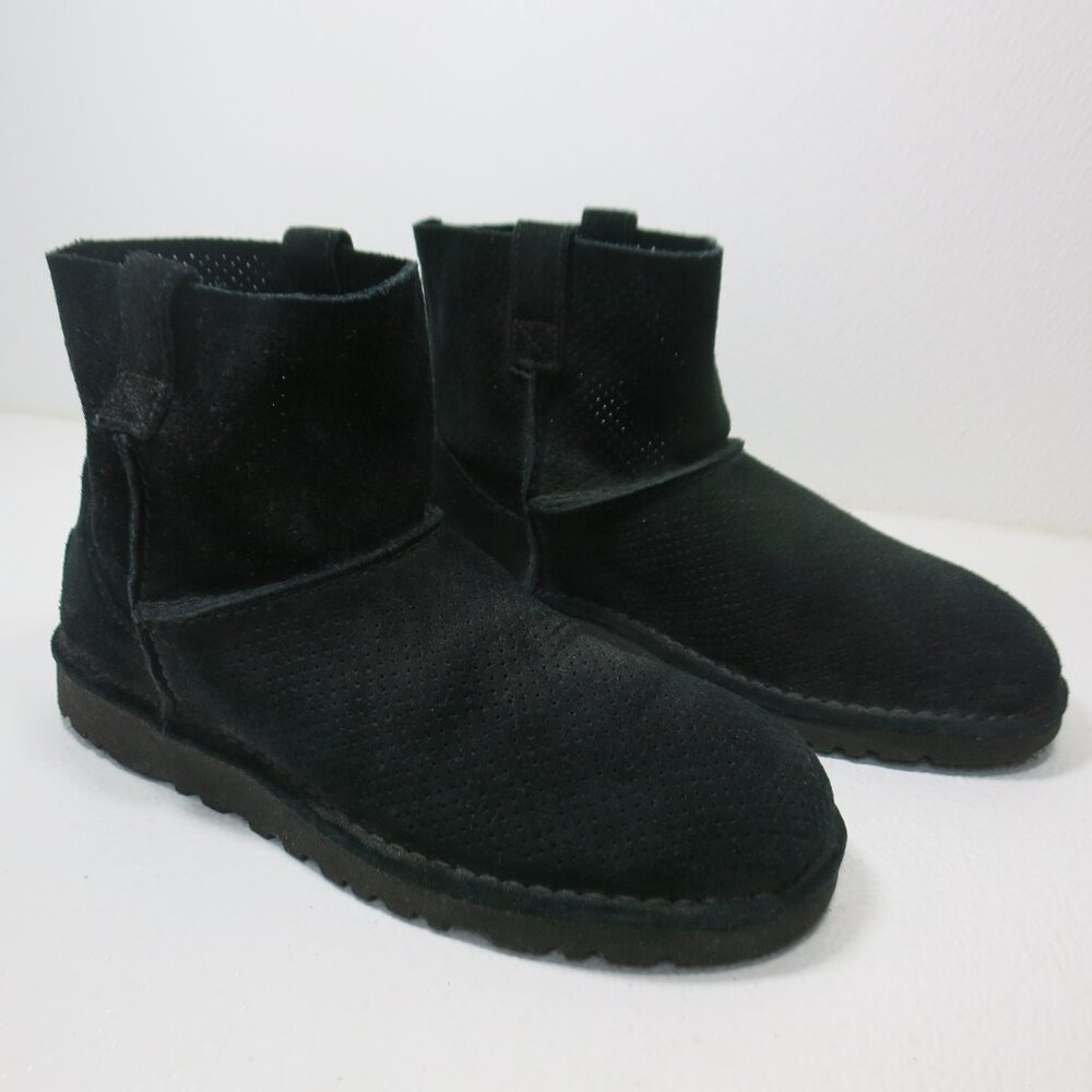 UGG Australia Classic Unlinned Mini Perforated Boots Women's Footwear Shoes 8 - Picture 2 of 7
